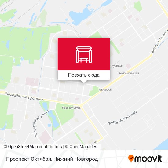 Карта Проспект Октября