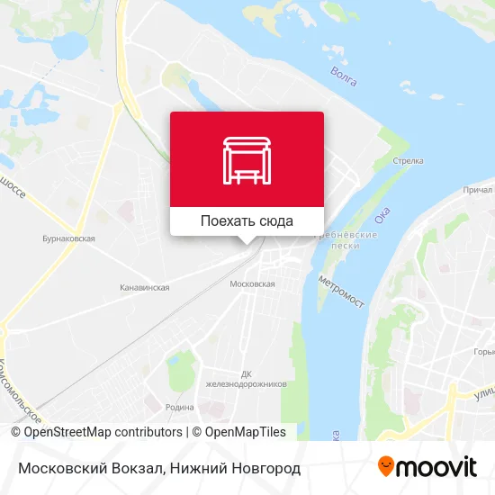 Карта Московский Вокзал