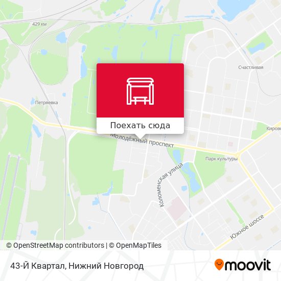 Карта 43-Й Квартал