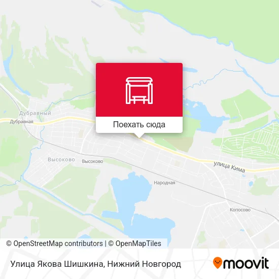 Карта Улица Якова Шишкина