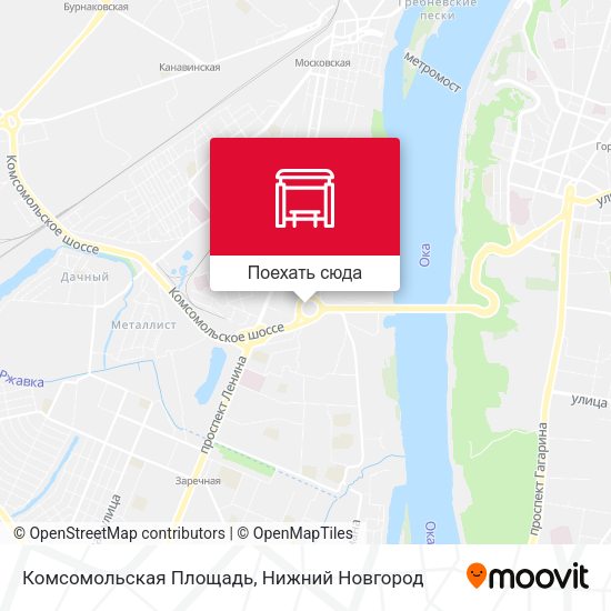 Карта Комсомольская Площадь