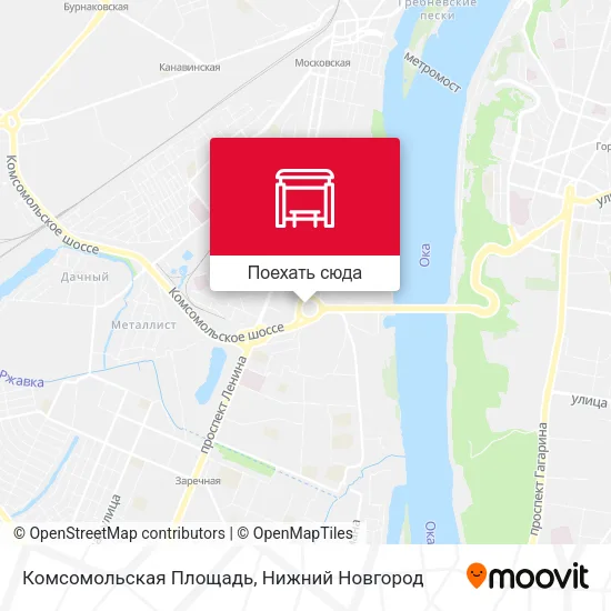 Карта Комсомольская Площадь