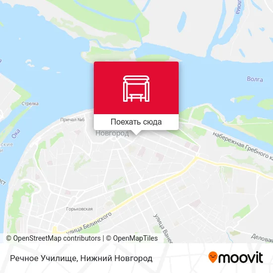 Карта Речное Училище