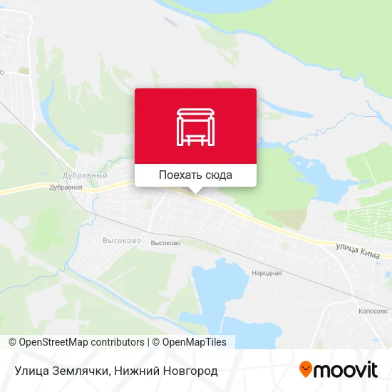Карта Улица Землячки