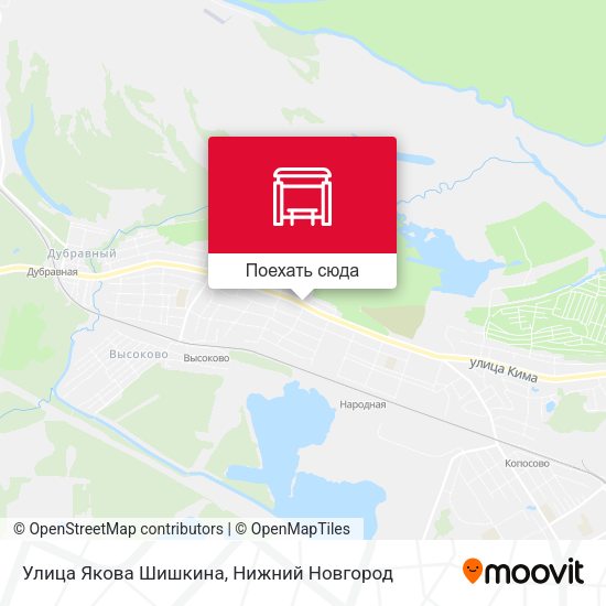 Карта Улица Якова Шишкина