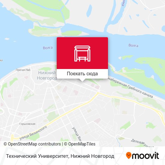 Карта Технический Университет