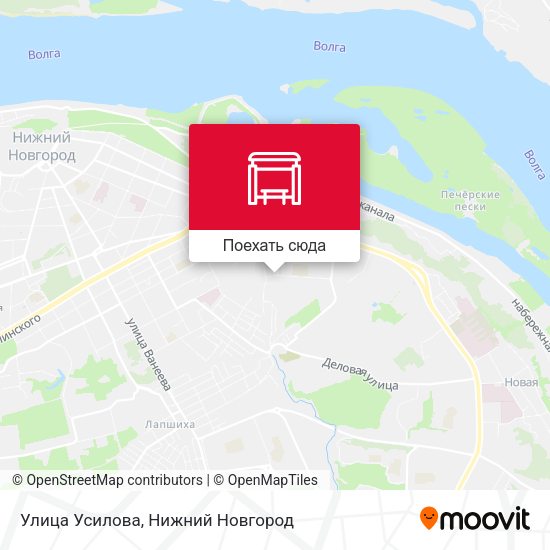 Карта Улица Усилова