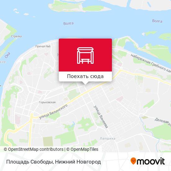 Карта Площадь Свободы