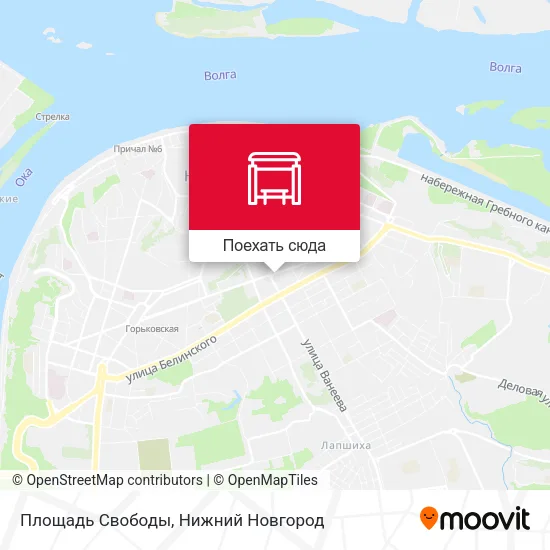Карта Площадь Свободы