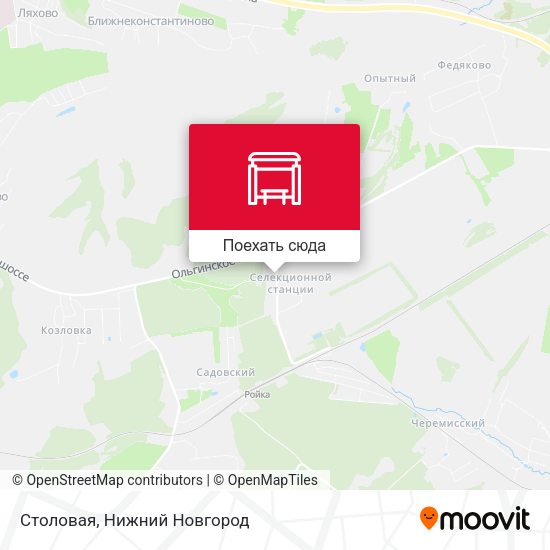 Карта Столовая