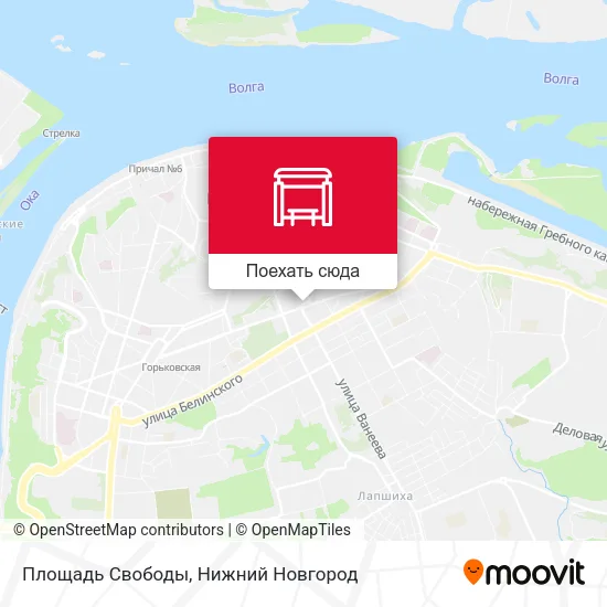 Карта Площадь Свободы