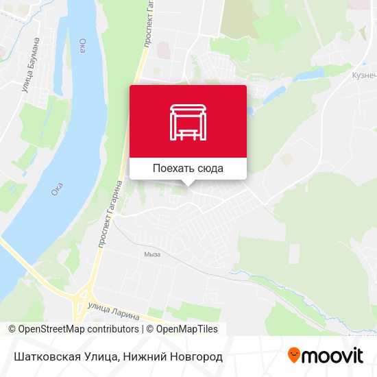 Карта Шатковская Улица