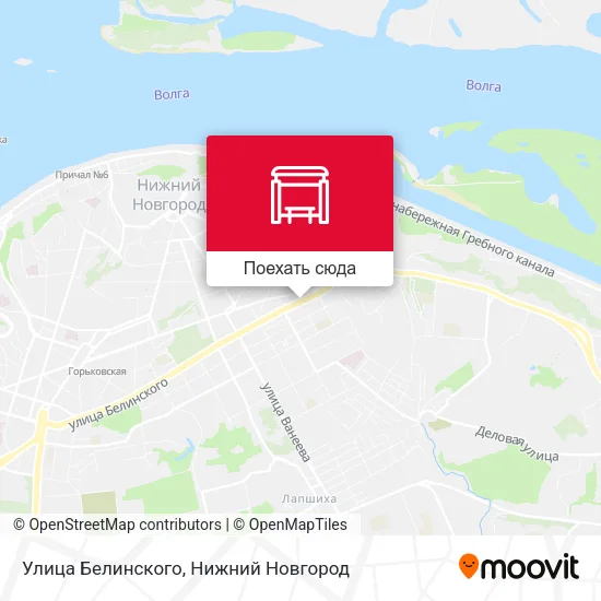 Карта Улица Белинского