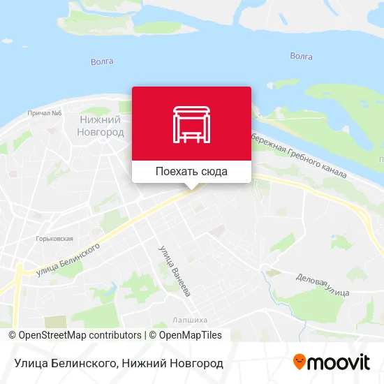 Карта Улица Белинского