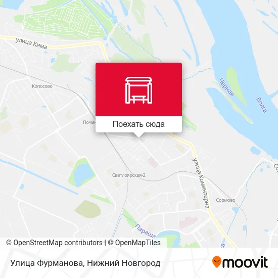 Карта Улица Фурманова