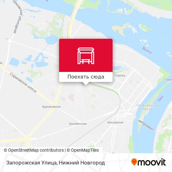 Карта Запорожская Улица