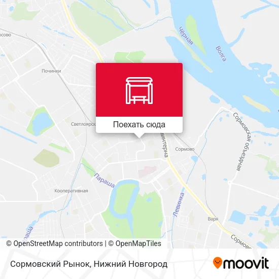 Карта Сормовский Рынок