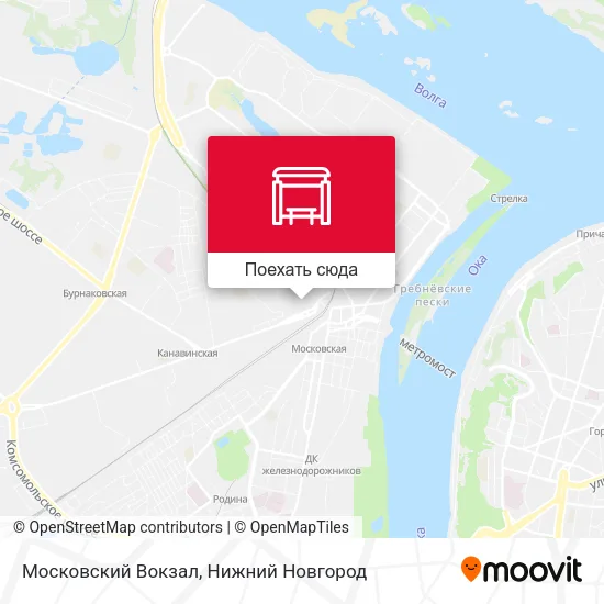 Карта Московский Вокзал