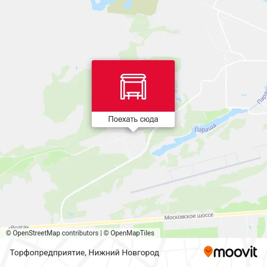 Карта Торфопредприятие
