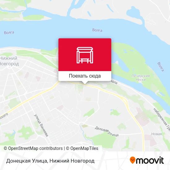 Карта Донецкая Улица
