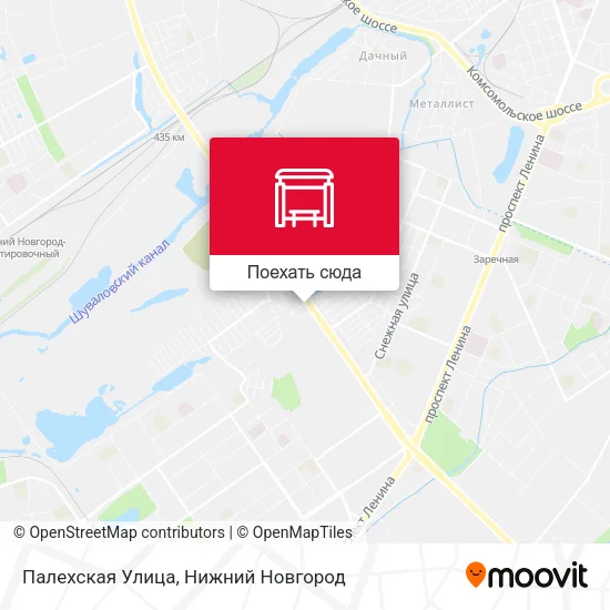 Карта Палехская Улица