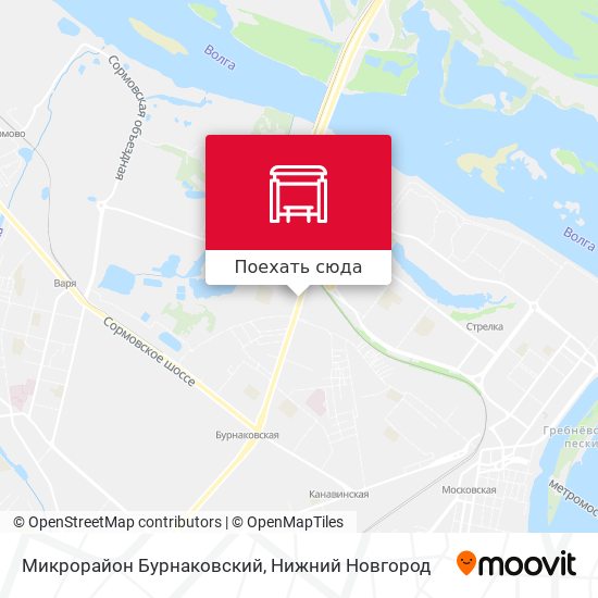 Карта Микрорайон Бурнаковский