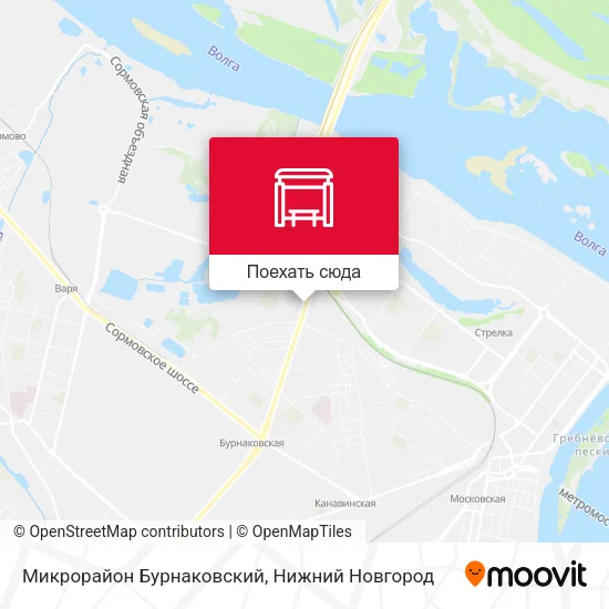 Карта Микрорайон Бурнаковский