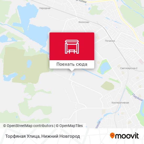 Карта Торфяная Улица