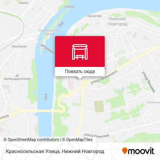 Карта Красносельская Улица
