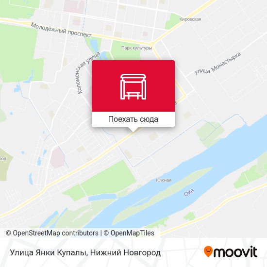 Карта Улица Янки Купалы