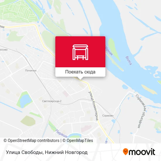 Карта Улица Свободы
