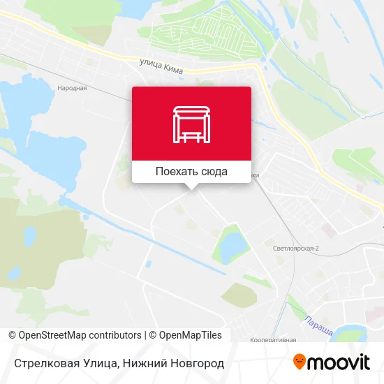 Карта Стрелковая Улица