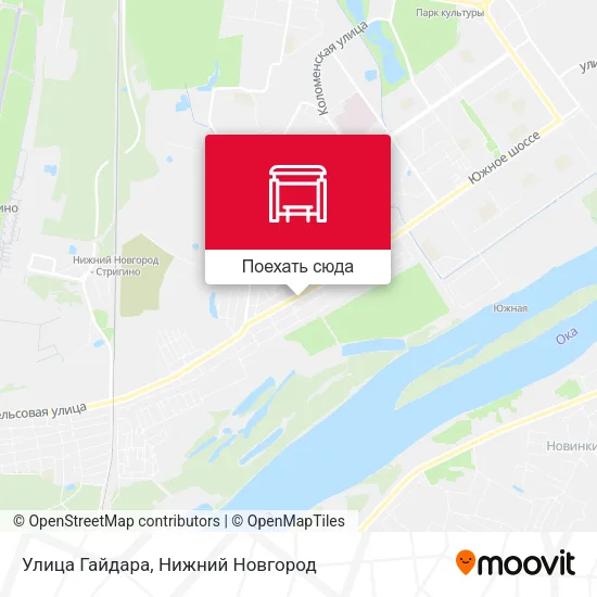 Карта Улица Гайдара