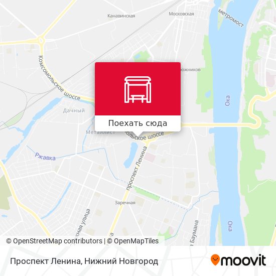 Карта Проспект Ленина