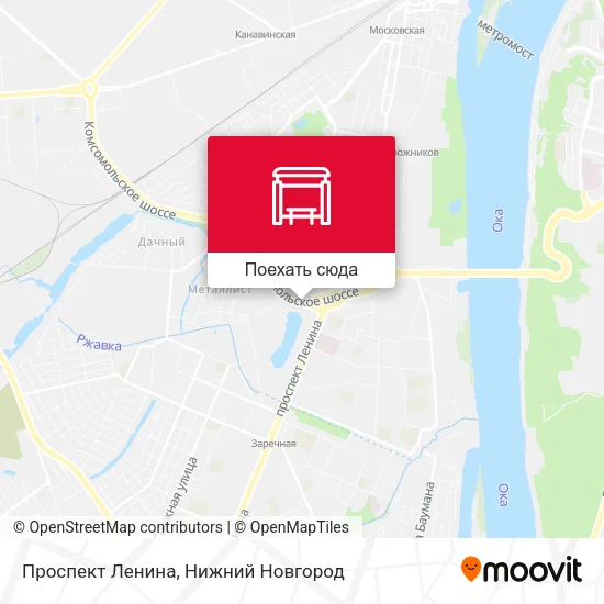 Карта Проспект Ленина