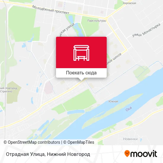 Карта Отрадная Улица