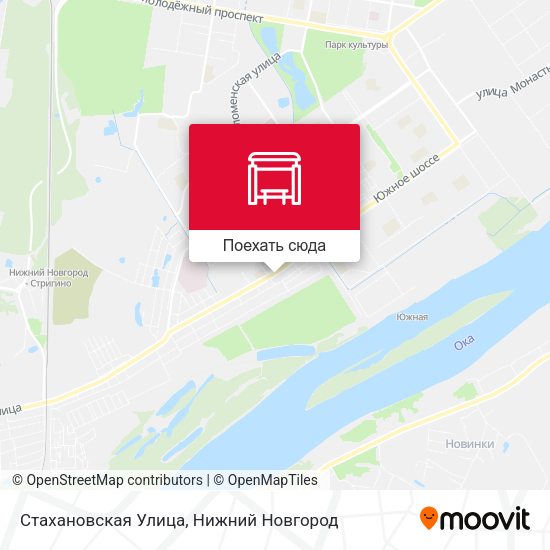 Карта Стахановская Улица