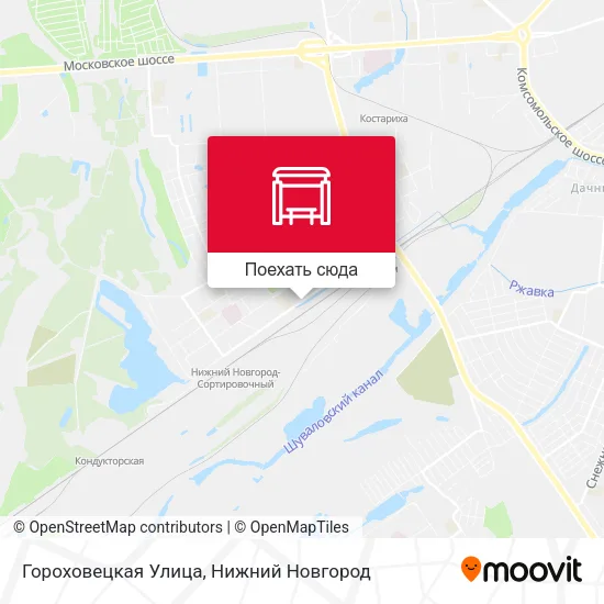 Карта Гороховецкая Улица