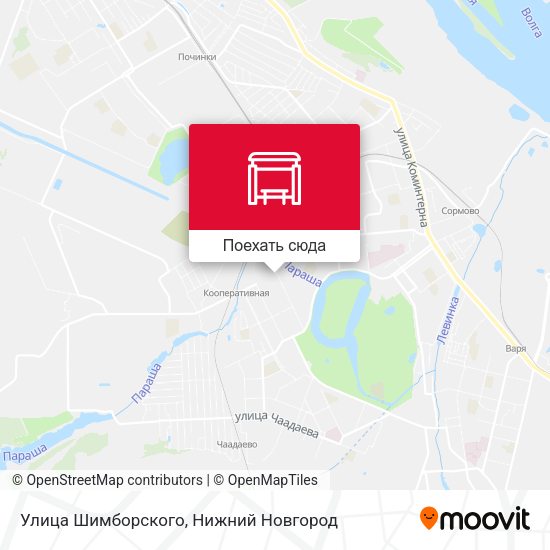 Карта Улица Шимборского