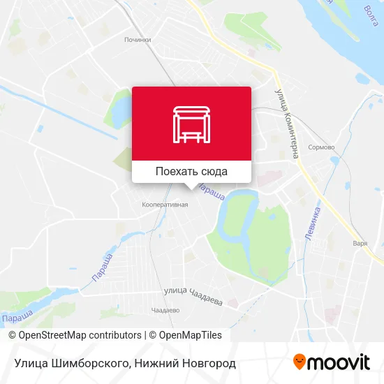 Карта Улица Шимборского
