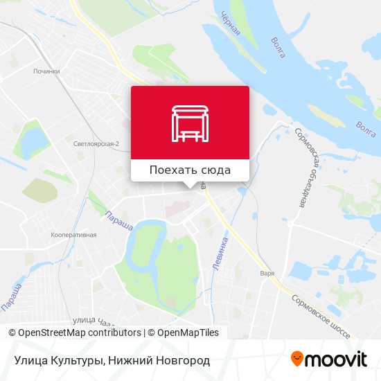 Карта Улица Культуры