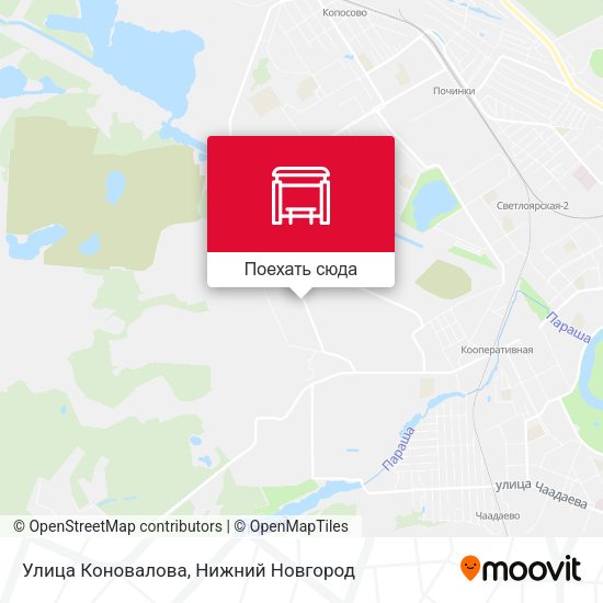 Карта Улица Коновалова