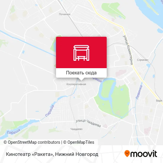 Карта Кинотеатр «Ракета»