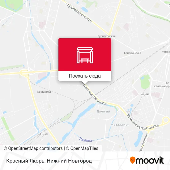 Карта Красный Якорь