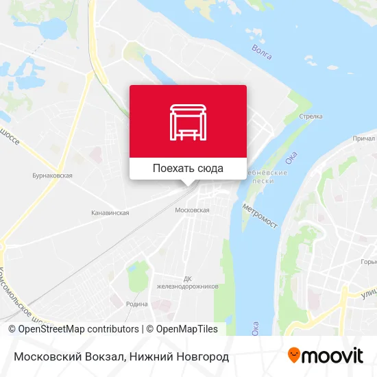 Карта Московский Вокзал