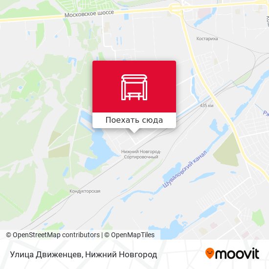 Карта Улица Движенцев