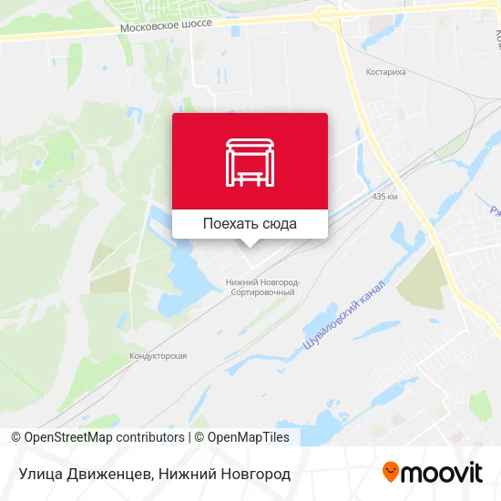 Карта Улица Движенцев
