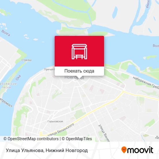 Карта Улица Ульянова