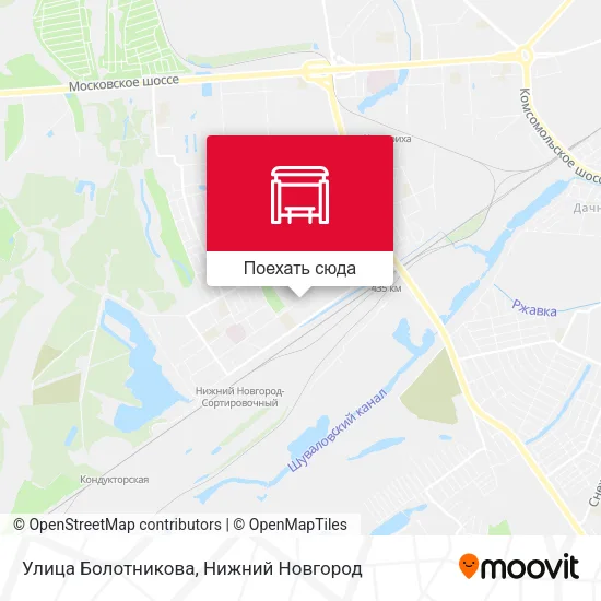 Карта Улица Болотникова