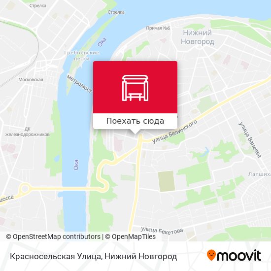 Карта Красносельская Улица